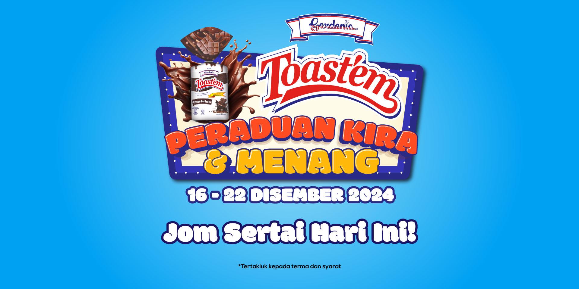 GARDENIA TOAST’EM CHOCO PERFECTO PERADUAN KIRA DAN MENANG 2024