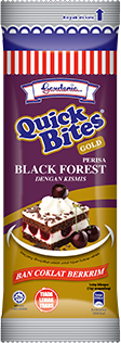QuickBites Gold Black Forest Cream Roll