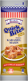 QuickBites Gold Salted Caramel Cream Roll